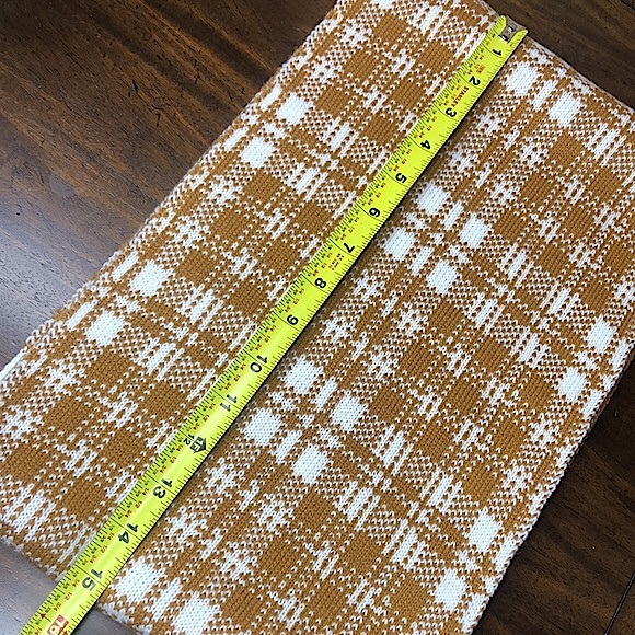 TIMBERLAND Plaid Flat Knit Scarf NWT - Picture 15 of 17